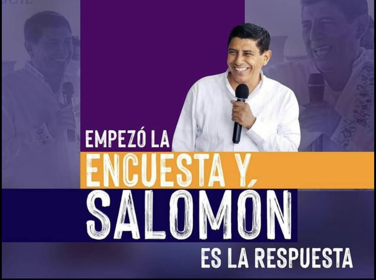 irmamorama's tweet photo. #Tuxtepec ya decidió, los ciudadanos han elegido que en la encuesta #SalomónEsLaRespuesta https://t.co/sXN3sQVHNY