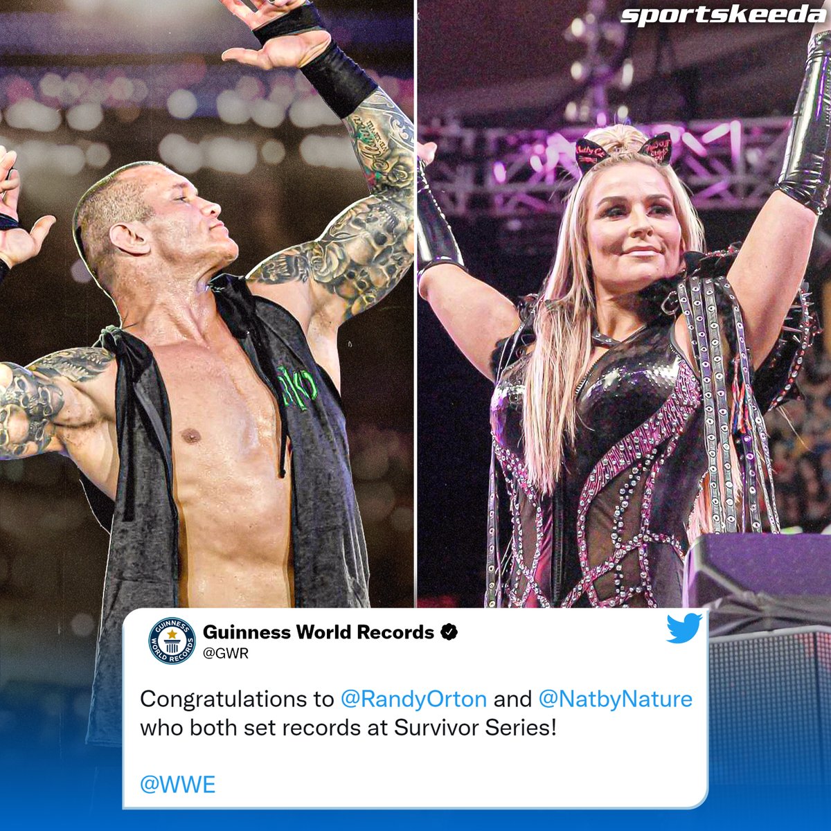 Sportskeeda Wrestling on X: "The Viper and The Queen of Harts continue to get in the golden books as they etch their name in the Guinness Book of World Records for having