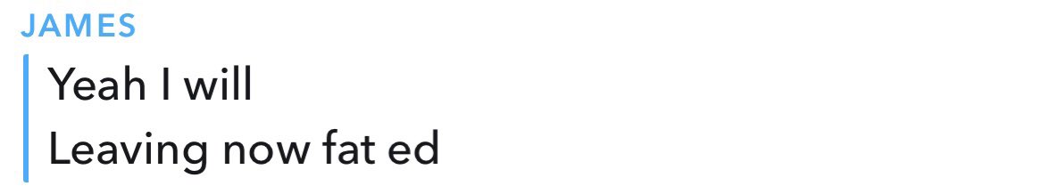 Used to be so nice to me and now I get this 🙂