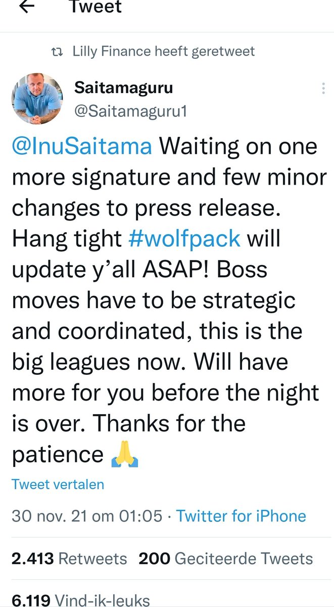 #LilliFinance  has retweeted this.