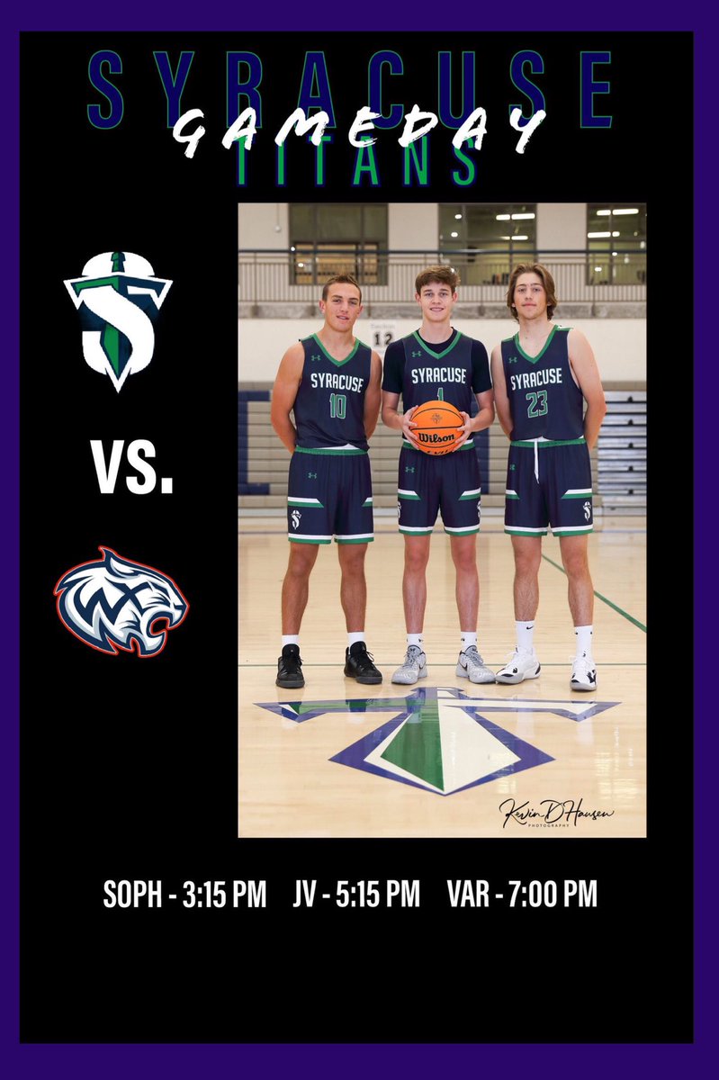 T I T A N  G A M E D A Y
🆚 Woods Cross
⏰ 7:00 PM
📍 Syracuse High School
⭐️⭐️HOME OPENER⭐️⭐️