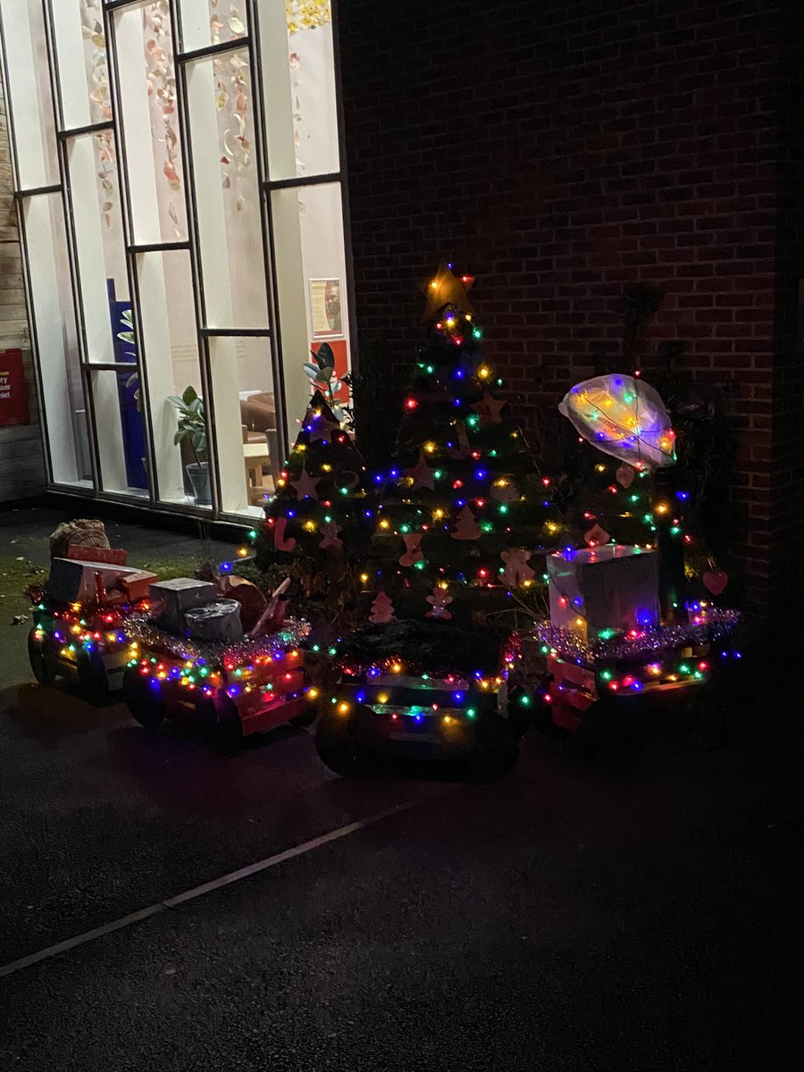 Hellingly Centre Allotment Group, The finished Christmas project. #@HellinglyOT #@HellinglyCentre #@SpftOt #@teamwork