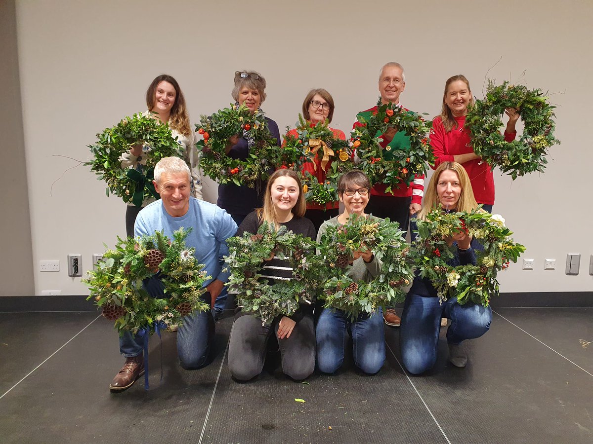 Christmas is coming! Brilliant afternoon trying our hand at wreath making, we are well and truly ready for December to begin! #Christmas2021 #ChristmasCrafting #teamwork
