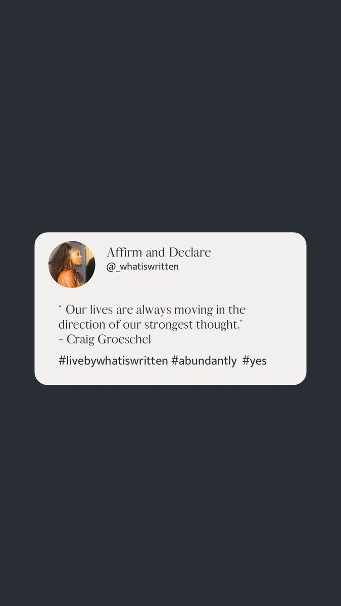 _whatiswritten's tweet photo. #affirm #declare https://t.co/DETYhdTJ01