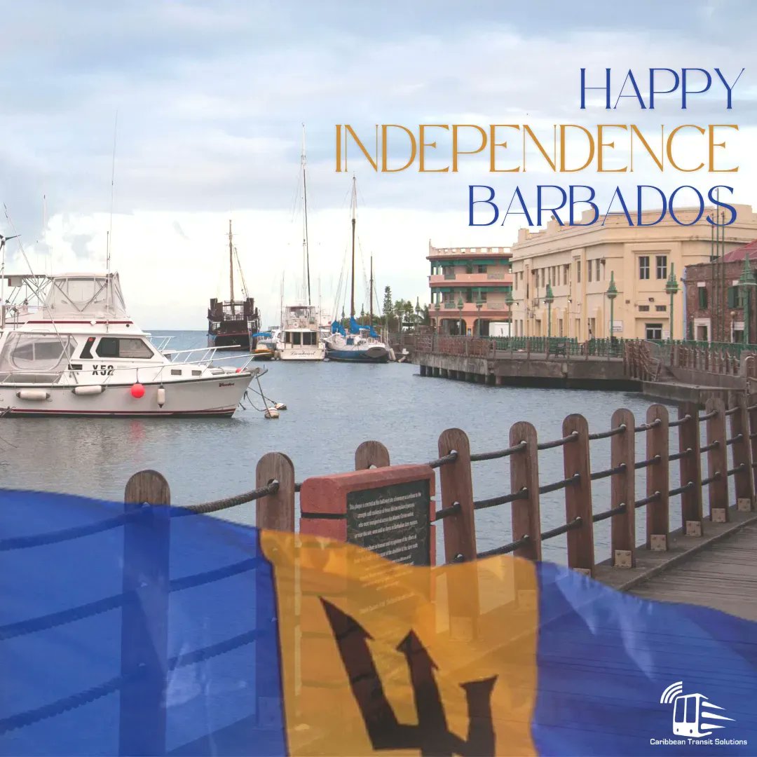 BeepBus's tweet photo. "These fields and hills beyond recall, are now our very own..." Happy Independence Barbados. Stay Safe! #proudbajans #barbados #bajantodebone #barbadian #forusbyus #independencedaybarbados #independence #barbadosis #beepbus #easytrak #gpstracking #fleetmanagement #IndependenceDay https://t.co/bdephCOBm4
