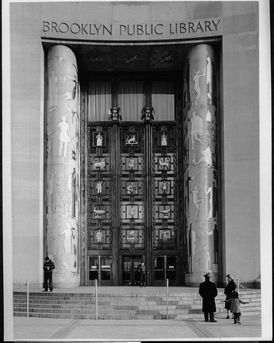 brooklynhistory's tweet photo. Today marks the beginning of our yearlong birthday celebration. To kick off the festivities honoring @BKLYNlibrary's 125th anniversary, Mayor-Elect @ericadamsfornyc has declared November 30th Brooklyn Public Library Day! 🎉 

CBPL_0339, 1965, gelatin silver print. https://t.co/ZhgkHF1lMv