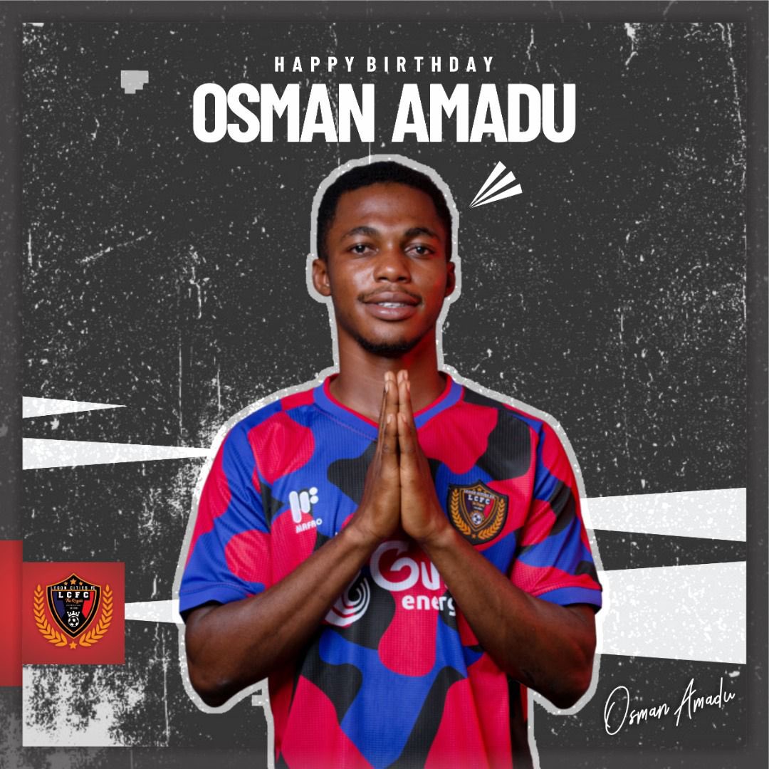 XIWondersFC's tweet photo. Happy birthday Osman Amadu. 🎂
Have a good one. 🤩
#TheRoyals I #WeDeliver #HBDRoyal https://t.co/Eq3PJspOur