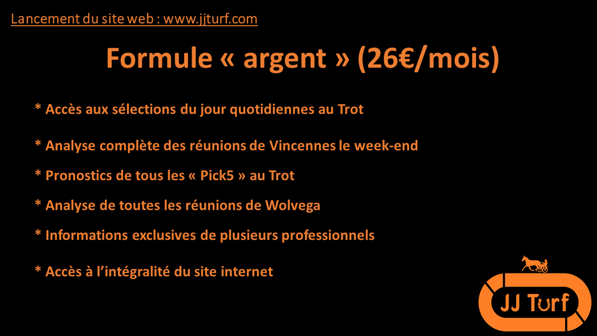 by_turf's tweet photo. Rendez-vous sur https://t.co/dWP2A8IdUg pour souscrire à l'un des trois offres qui débuteront dès demain, avec une analyse complète et détaillée de la réunion de Vincennes notamment !
Plus de 600€ de cadeaux à gagner pour les adhérents à la formule or ! https://t.co/WGskHGmvWk