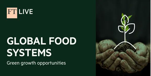 Attending Summit on Global Food Systems.  Finding talent to build a better future is a mission imperative for our firm.  #FTGlobalFood #Sustainability #FindingTalent #PlantBasedFood