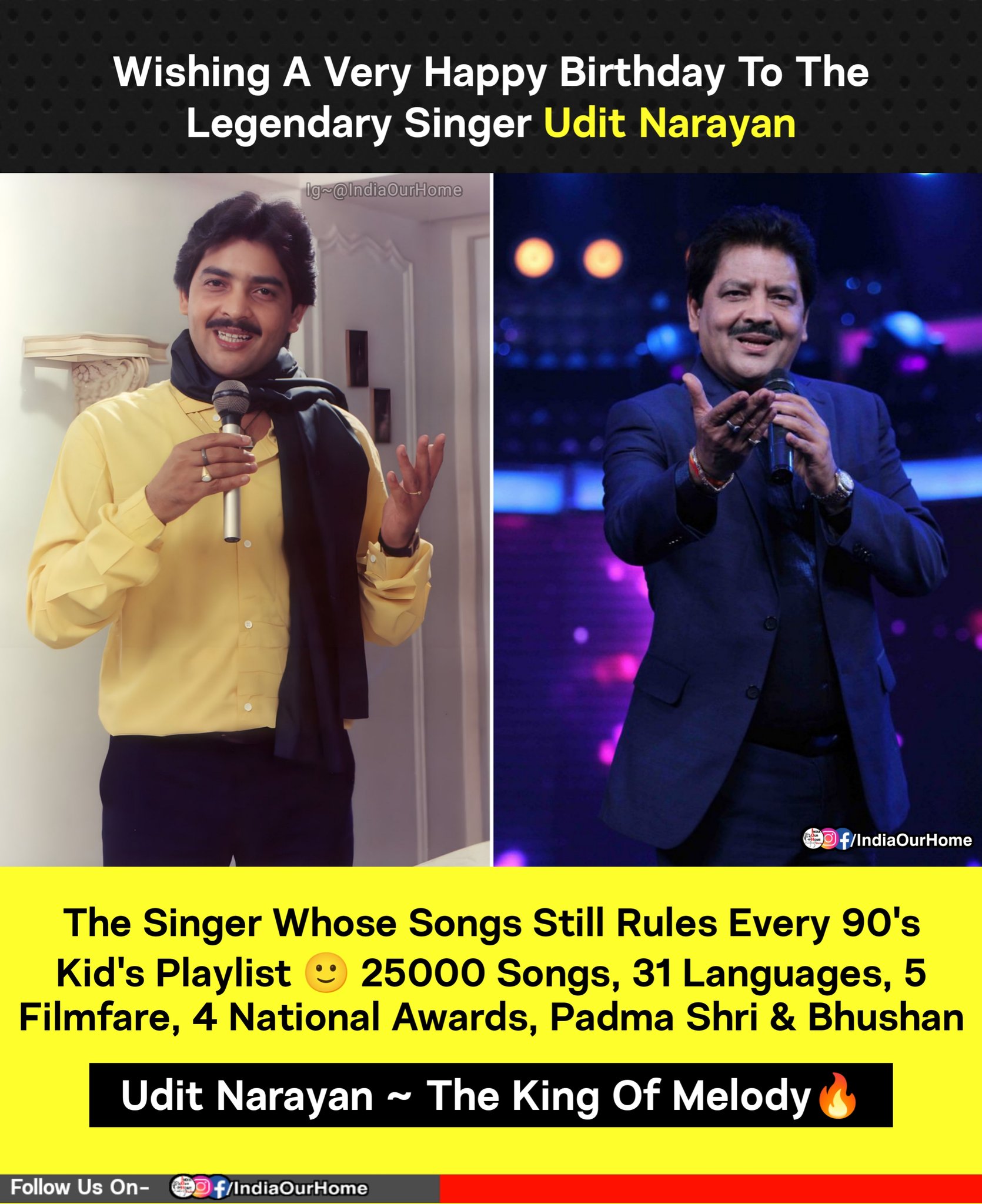 Happy Birthday Udit Narayan     