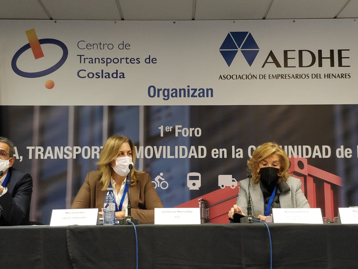 aedhe's tweet photo. Agradecemos a nuestras empresas asociadas por su asistencia y participación en #ForoLTM. #Gracias a M* Luz Cobos, DG @Transaher; Antonio Fueyo DG @TIPSA_red; y @robertoaldea presidente @GrupoCartes por sus ponencias para dar valor a sectores #Logística #Transporte #Movilidad https://t.co/XtuxNEt2uM