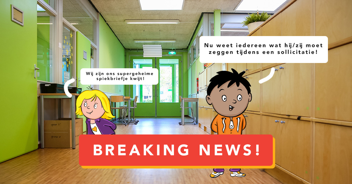 𝗕𝗥𝗘𝗔𝗞𝗜𝗡𝗚 𝗡𝗘𝗪𝗦! 👀 Sam en Sally zijn hun sollicitatie-spiekbriefje kwijt! Wil jij solliciteren bij SALTO en ben je op zoek naar de goede woorden om te scoren? Met dit spiekbriefje kom je zeker goed voorbereid het sollicitatiegesprek door! 😉 bit.ly/Spiekbriefje