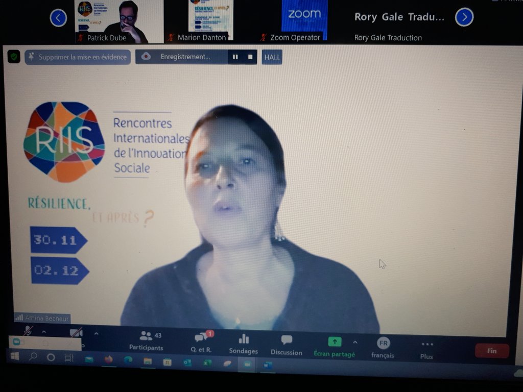 Amina Béji Becheur parle de citoyenneté économique aux #RII5 et de la capacité des citoyens à prendre part à la gestion des entreprises #Scic @les_scop #innovationsociale <a href="/poleREALIS/">Pôle REALIS</a>