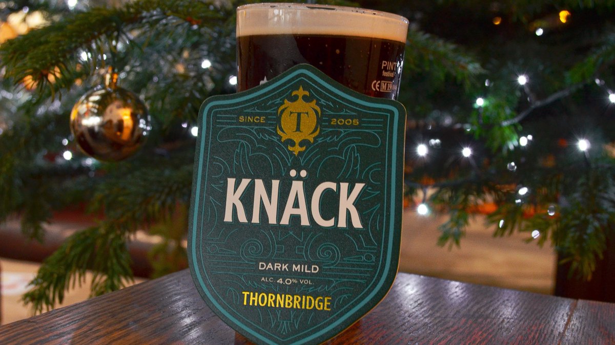 A brand new beer to provide comfort in deepest darkest December...❄ Knäck is a 4% dark mild, with a rich malty soul giving notes of hard toffee and roasted nuts, much like the Swedish Christmas treat of the same name. 🍬 Where would you like to see this on cask this winter? 🍺