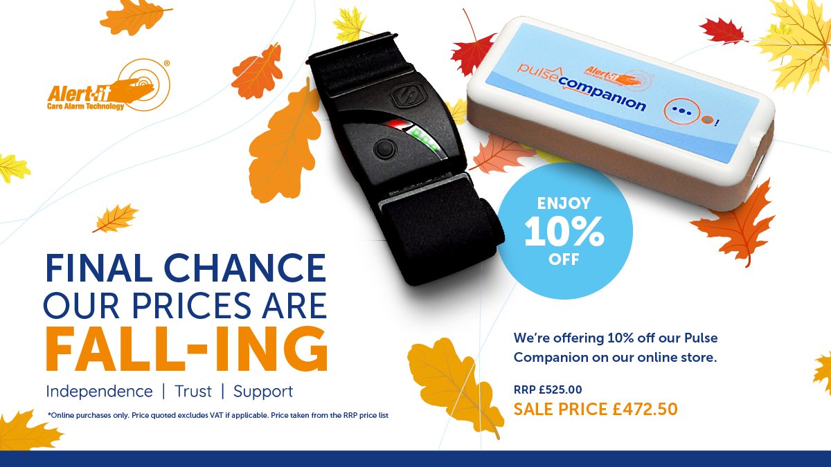 Alert_iT_Care's tweet photo. We are currently offering a 10% discount on the Pulse Companion (RRP)

~ This is a one-off payment with no subscription fees and no contract required
~An established business providing technology for nearly 30 years
~3 Years warranty (excluding armband)
~Dedicated support team https://t.co/Dp1OlDsQ97