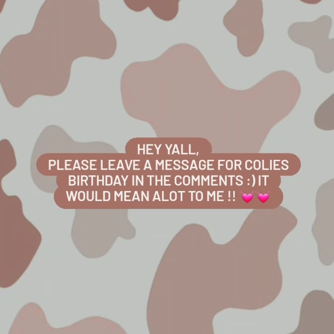 colielcves's tweet photo. hi bestiess, so for an edit i would really appreciate it if yall please leave a comment here OR comment on this same post on my insta (@/colielcves) !! thank you !! <333 https://t.co/r3cXu2a8Dz
