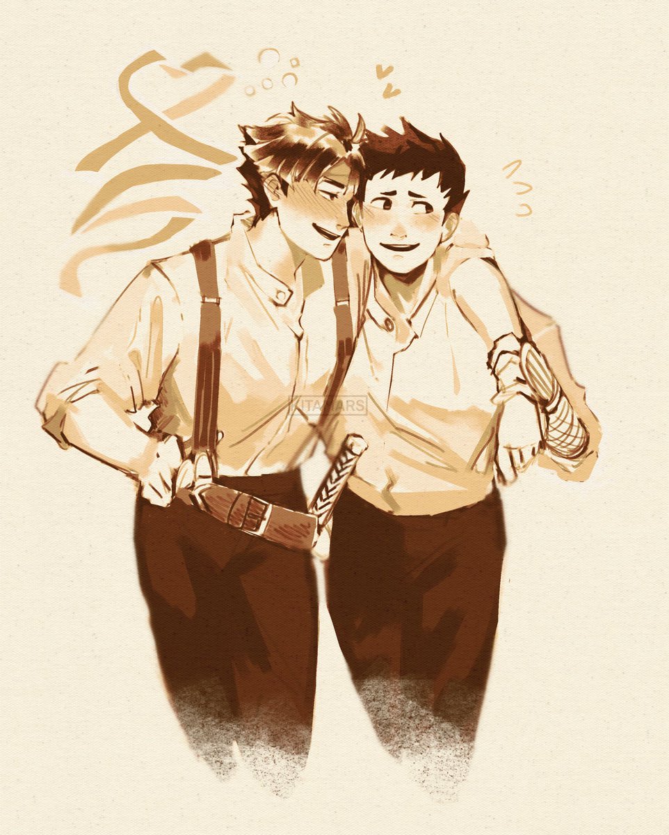 [ the great ace attorney , asoryuu ] a little drunksougi and ryuu based on <a href="/mangogip/">university girl antenna</a> ‘s new fic starfish 🥺🧡