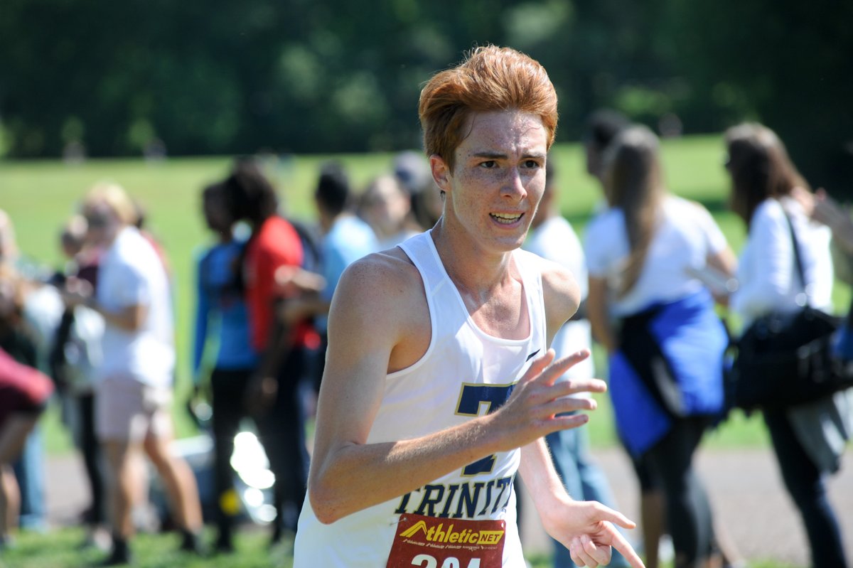 BantamSports's tweet photo. Tim Lautenbach Gets It Done At The End For Trinity Men's @trincolltrack Cross Country; https://t.co/TjwE3V5KMO https://t.co/80cKAe5IVq