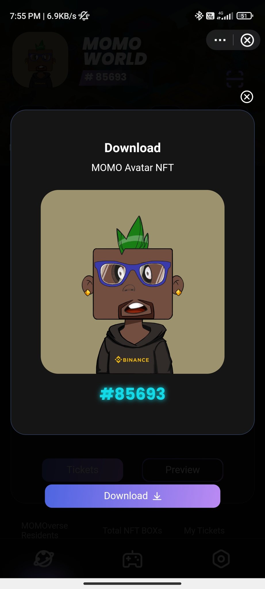 Airdrop BinanceNFT Mobox #34 Airdrop BinanceNFT Mobox
