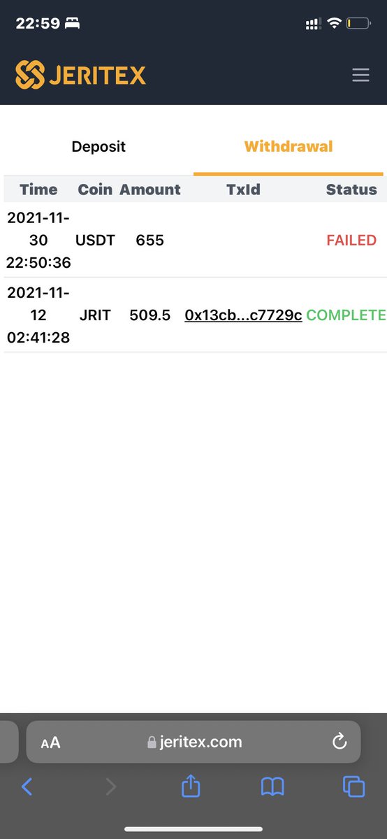 phamthanh1981's tweet photo. @jeritex Why? Whithdrawal FAILED, wallet cashout monney and binance wallet dont have monney??? https://t.co/lLrNL3cZsy