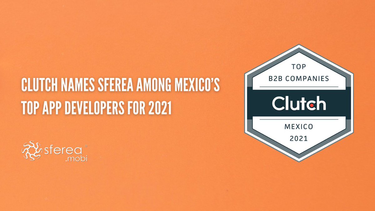 sferea's tweet photo. ¡Estamos muy orgullosos de ser reconocidos por https://t.co/04HgqviTqo entre los “Top App Developers” del 2021.
Gracias todo el equipo #sferea y a la confianza de nuestros clientes🎖️

#weloveapps #teamspirit #ClutchLeader
https://t.co/l17QKsVag4 https://t.co/tvTukg8tHM