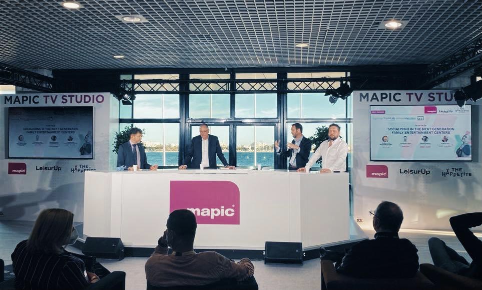 During Socialising In The Next Generation Family Entertainment Centers conference, @qubicaamf’s Guillaume Chêne, @gravity_tweets’ Michael Harrison & TFOU PAR’s François Pain shared their insights about the key role of social interactions in each activities. #mapic