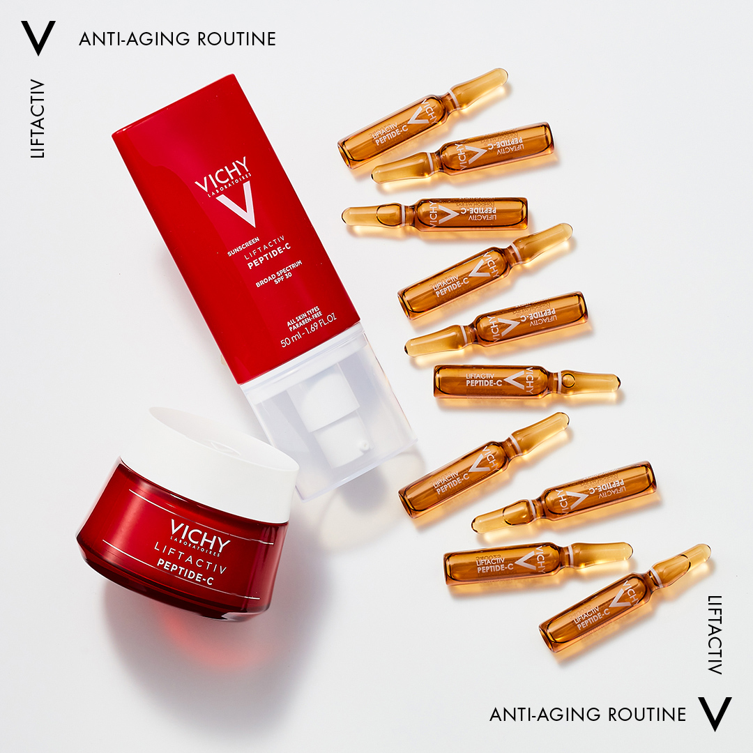 Vichy_USA's tweet photo. Meet LiftActiv Peptide-C, the ultimate routine for #HealthyAging, clinically proven to reignite radiance, and reduce #wrinkles over time.

SHOP: https://t.co/rbm54QZcqi

#VICHYUSA #VICHYLOVER #AntiAging #DermatologistTested https://t.co/tUJZBRTBQX