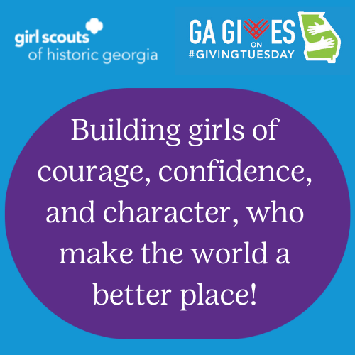 On this #GivingTuesday, Girl Scouts of Historic Georgia is asking for your help! Right now, Girl Scouting has never been more crucial to girls’ futures. Donate today gagives.org/story/Znlmnf <a href="/GaGives/">GAGives</a> #GAgives #GasSouthTheDifferenceIsGood