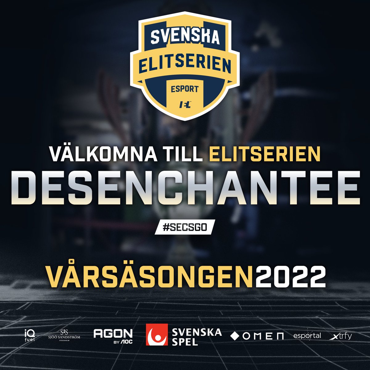 SECSGO's tweet image. Ett STORT GRATTIS till @brottarlinne, @KrempajL, @Goodfellas_gg och #desenchantee som är klara för nästa säsong av Elitserien! 🔥🥇

#SECSGO