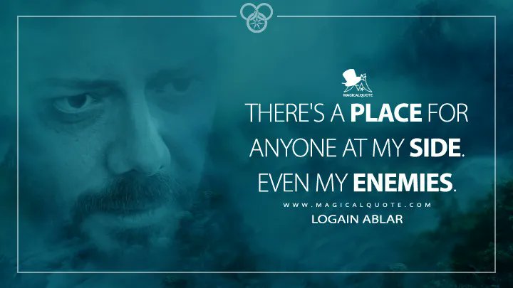 Magic2Quote's tweet photo. #LogainAblar: There’s a place for anyone at my side. Even my enemies.
➡https://t.co/PBR5WTrzwx
#TheWheelofTime #TheWheelofTimeQuotes https://t.co/D7cZ8WLIyS