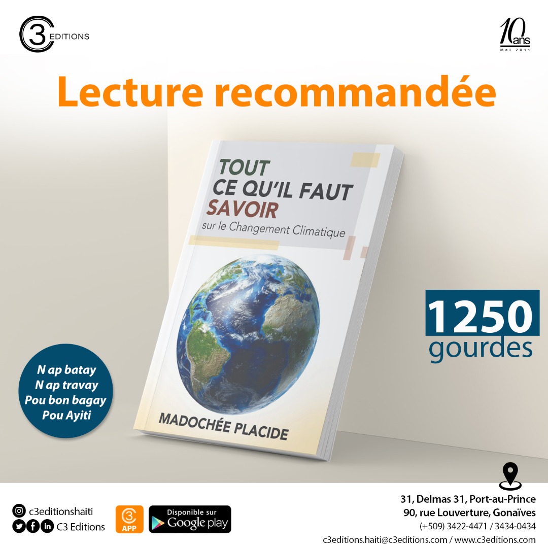 C3Editions's tweet photo. Ce livre est un outil didactique qui renferme tous les aspects du phénomène le plus catastrophique du monde à savoir le changement climatique.
#c3editions #lecturerecommandee #madocheeplacide #toutcequilfautsavoirsurlechangementclimatique #environnement #catastrophe https://t.co/nCds7QjsGY