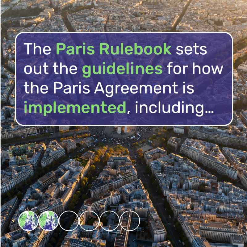 COP26's tweet photo. After 6 years, #COP26 completed the Paris Rulebook.

Why is this significant?

Swipe to learn more 🔽

#TogetherForOurPlanet | #ClimateAction