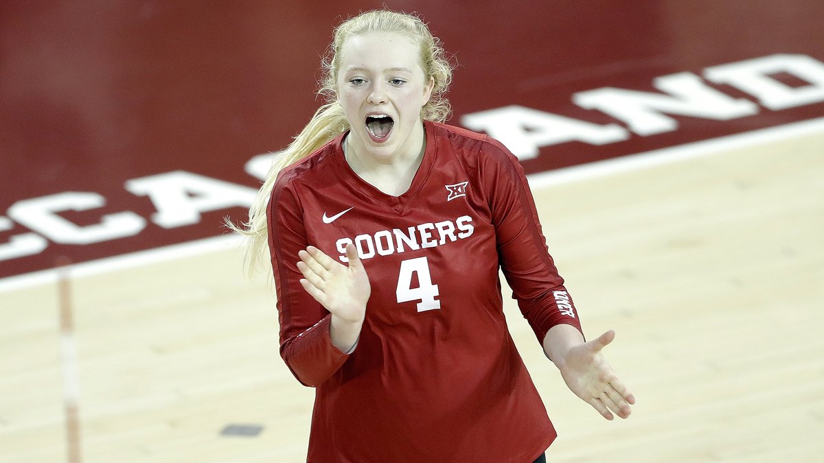 OU_Volleyball's tweet photo. 𝐏𝐞𝐲𝐭𝐨𝐧 𝐃𝐮𝐧𝐧 𝐱 𝐀𝐥𝐥-𝐁𝐢𝐠 𝟏𝟐 𝐓𝐞𝐚𝐦

🏐 997 total assists
🏐 198 digs
🏐 Nine double-doubles
🏐 Career-high 54 assists
🏐 Four-time Rookie of the Week https://t.co/k7M5D1Y1eM