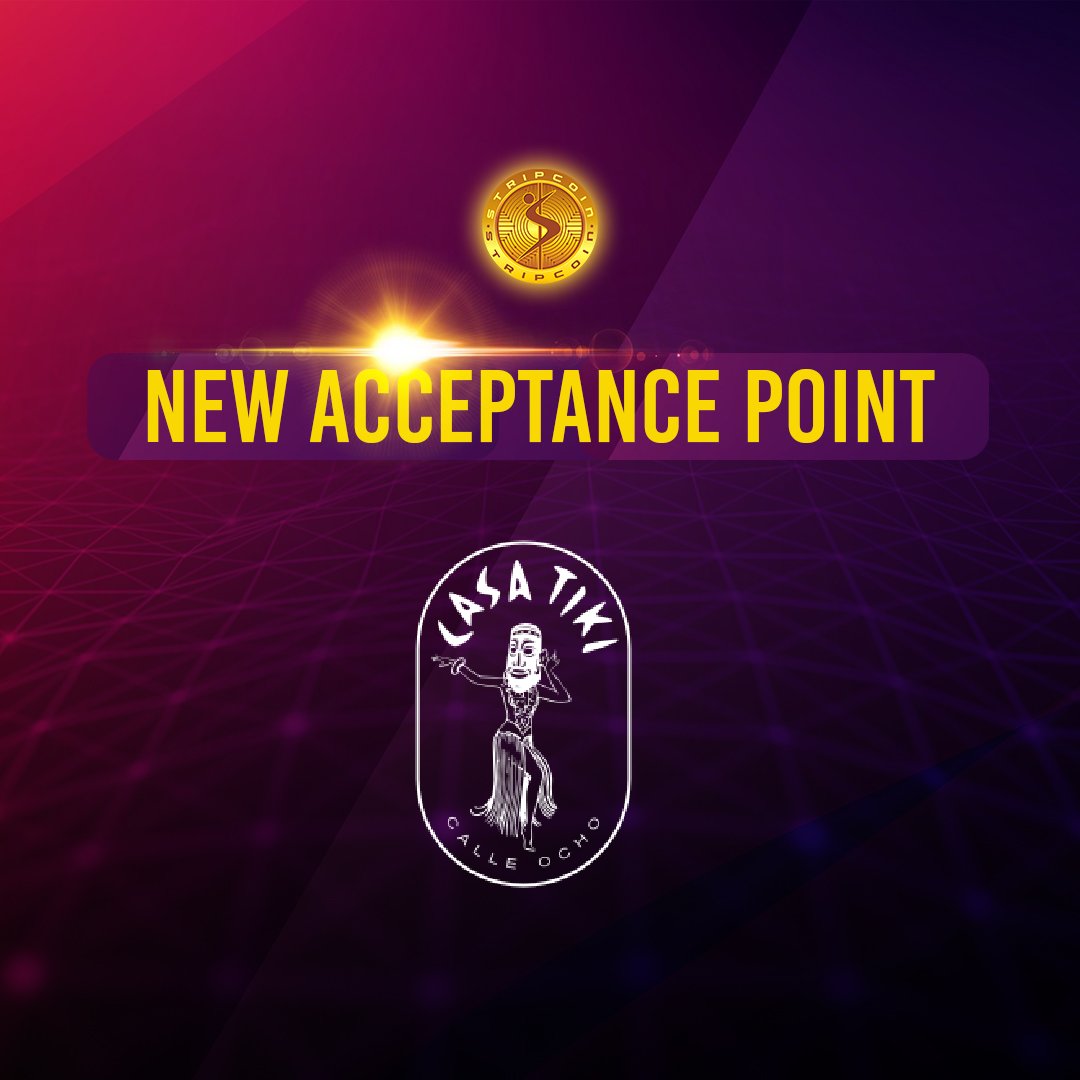 thestripcoin's tweet photo. 🚨 NEW ACCEPTANCE POINT 🚨
#StripNation let's start Monday off with a bang, STRIPCOIN is now accepted at Casa Tiki Miami!💥
Stay tuned, were announcing even more acceptance points this week🤩 https://t.co/NGX6yRmsMv