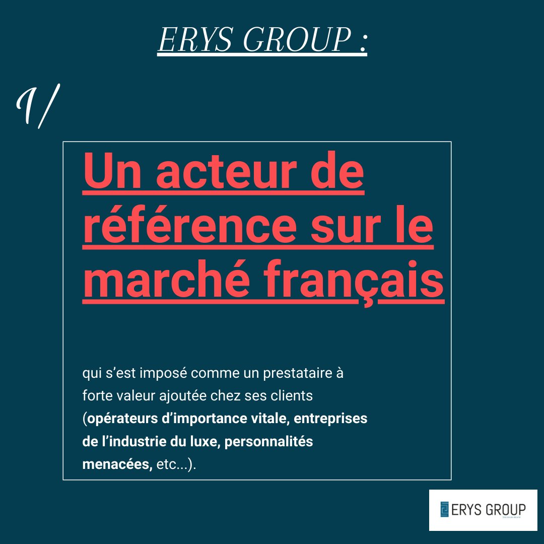 GroupeErys's tweet photo. 1er point fort d'Erys group !
1/5 : Erys Group est un acteur de référence sur le marché français https://t.co/xoJYkrUU7v