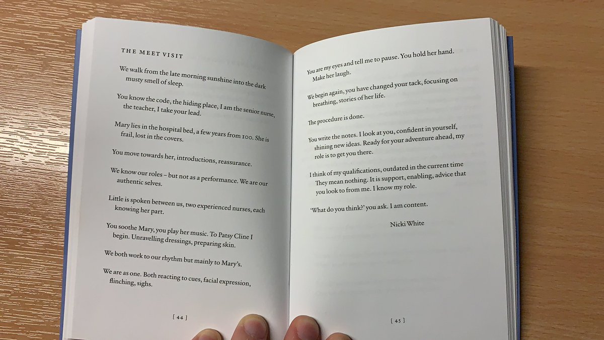 ClaireBald1's tweet photo. Great evening last night celebrating the pocket book ‘To mind your life’ which encloses poems for nurses &amp; midwives. Absolutely delighted for @nickiwhite324 reading her poem and celebrating everyone. She always inspiring us, forever in awe of her ♥️ https://t.co/HYdJpZA8gh