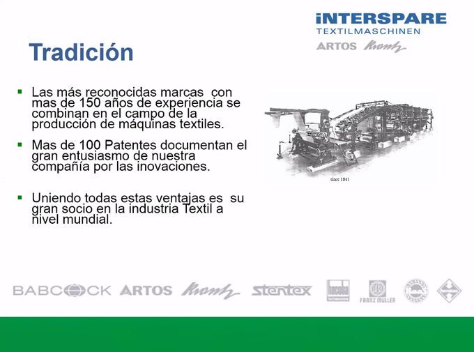 dhk_sv's tweet photo. #HappeningNow #SimposioTextilAHK
Cerrando el primer bloque de la sesión con la presentación de #Interspare, fabricante mundialmente reconocido en máquinas de #acabadoTextil.
#MadeInGermany 🇩🇪 https://t.co/9Cz3tdquaB