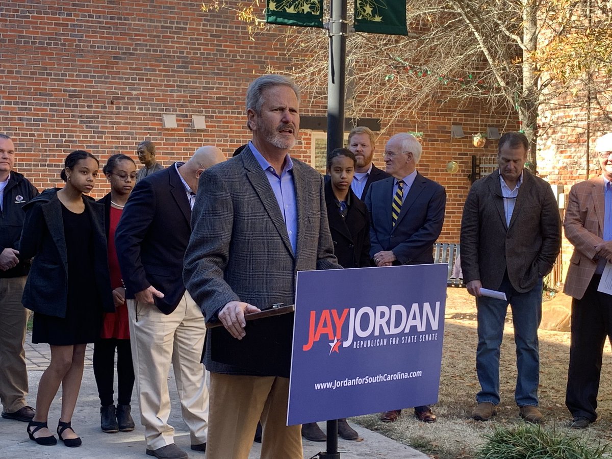 State Rep. Phillip Lowe says it will take a team effort to fill Leatherman’s shoes. Lowe says he’s endorsing Jay Jordan’s senate run. “We have to have somebody who will stay there a while” as someone who has relationships in the senate.