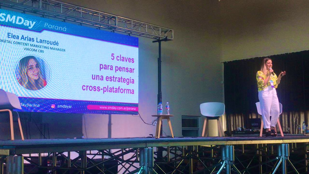 EleaLarroude's tweet photo. ¡Gracias @SmdayParana por la invitación! Feliz de haber participado de esta jornada con tantos colegas y profesionales talentosos. 🙌🤩#SMDayPNA @adrybustamante @smdayARG https://t.co/AHPZr71miG