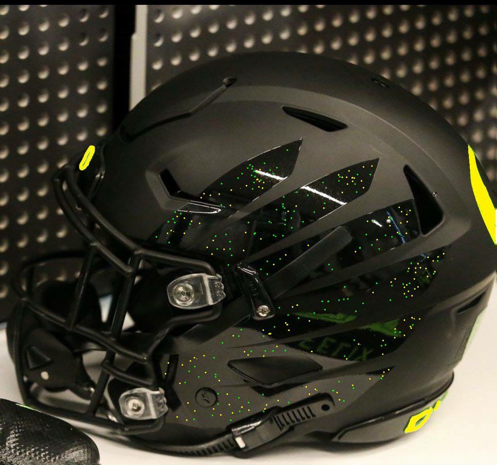 Win__The__Day's tweet photo. Oregon Ducks All Black Green &amp; Yellow Galaxy Uniform. #GoDucks #Nike https://t.co/KJ4urJX7Pw
