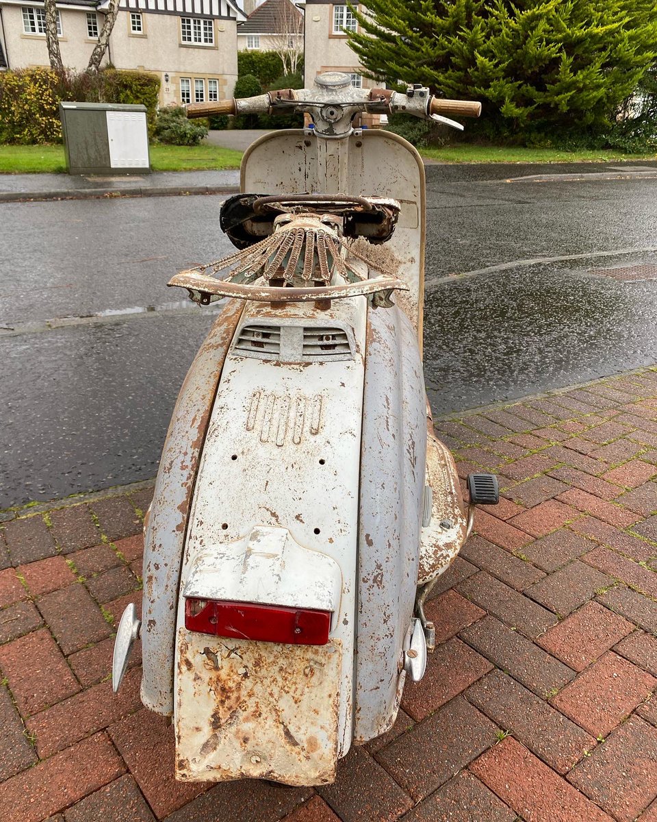 robert2burns's tweet photo. New project on the horizon…really looking forward to doing this one… #lambretta #series1 #li125 #rustoration https://t.co/GUajrlxIGZ