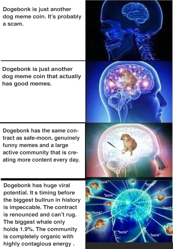 researchdobo's tweet photo. @NFTmachine if you're looking for a strong community then I can't recommend #dogebonk enough, join our telegram for 5 seconds and you'll see what I mean! https://t.co/XhpTnU7O3f https://t.co/ajUvU98Ed8