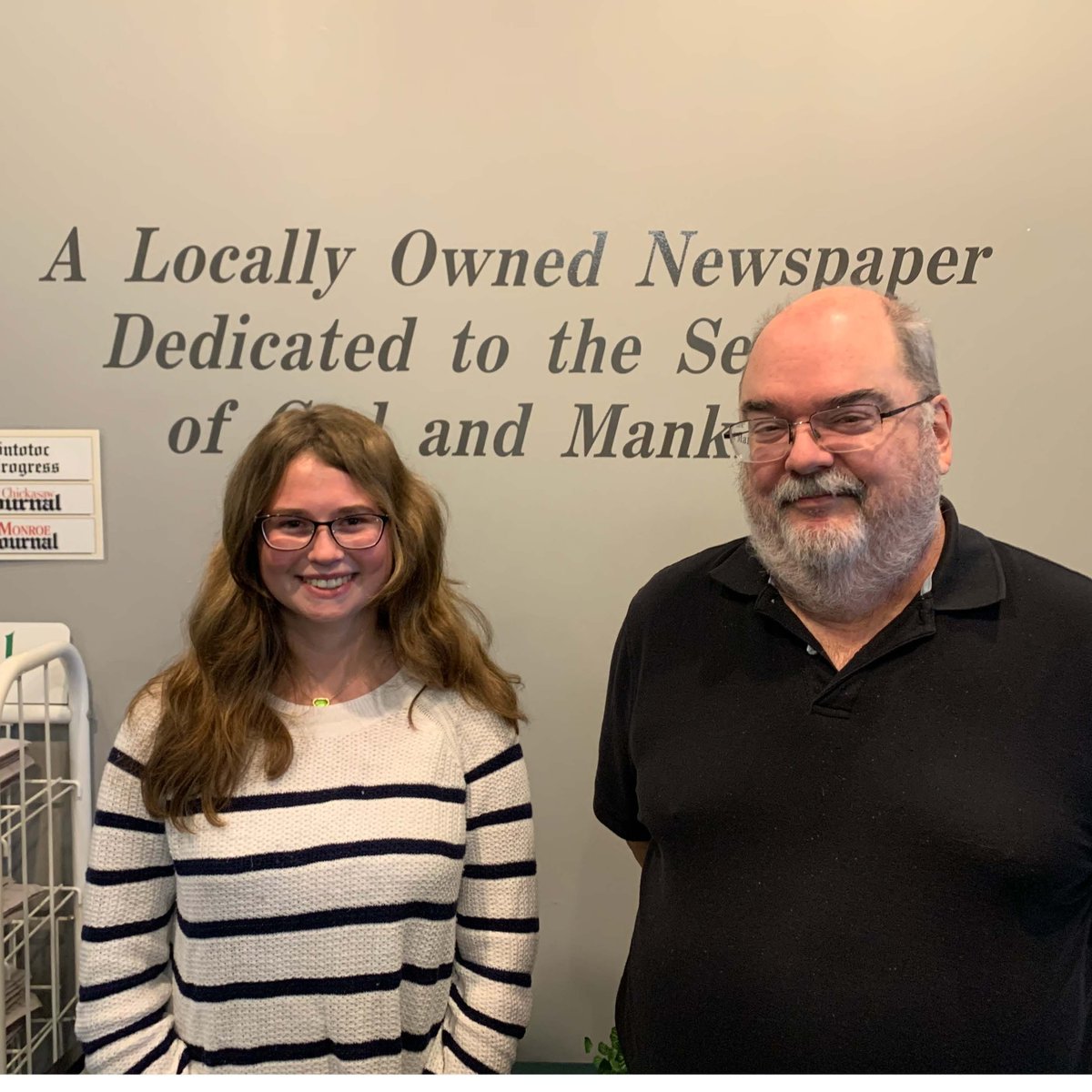 TupeloHigh's tweet photo. During Thanksgiving break THS career coaches connected seniors Macy Blanton, Meg Gusset, &amp; Girkurt Sandhu with Hyperion to learn about women in engineering and Kara Graham discussed her interest in sports writing with Mr. John Pitts of the Daily Journal. #TPSD https://t.co/5GE66XqnsY