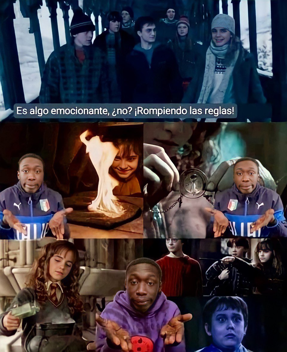 ClubPotterhead's tweet photo. Ser Hermione, que tu más grande temor sea que te expulsen y tu más grande talento sea romper las reglas, eso es vivir al límite 🥴 https://t.co/I07PvRtD2F