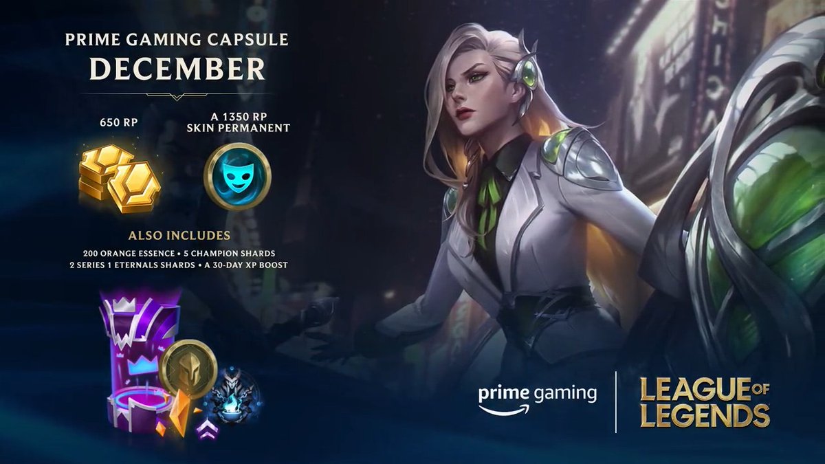 League of Legends on X: The December @primegaming Capsule is out