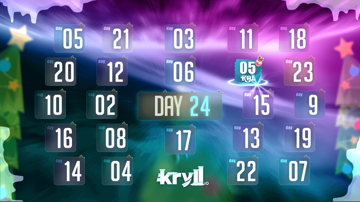 kryll_io's tweet photo. ❄️ Kryll Advent Calendar: Day 1
5 $KRL to win! 🎁

✅ Retweet this tweet to enter

⌛️ Draw in 23 hours https://t.co/KdzPF5vMHz