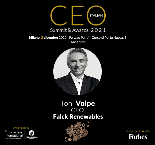 Quali sono le migliori strategie per puntare verso la sostenibilità e la transizione ecologica?
Ne parleremo il 2.12 al #CEO Italian Summit &amp; Awards, in #BusinessLeaders (29.11-2.12) con Toni Volpe, CEO di @falckrenewables.
👉bit.ly/3r1emV8