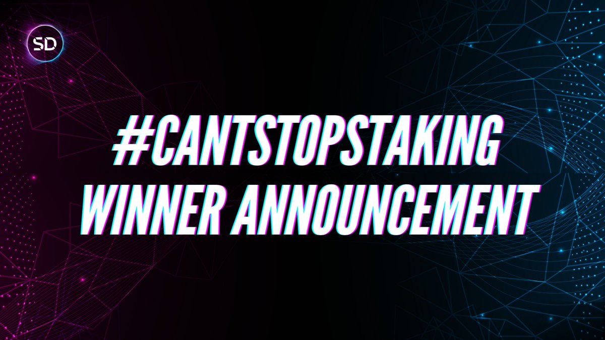 staderlabs's tweet photo. Thanks #LUNAtics...

for the endless #CantStopStaking giveaway entries!

Here are the 3 winners 🏆:

@TinoElduderino 
@RamJOF
@w3r5y 

Congrats to you 3, you take home 33 LUNA each!

(DM us for your prizes) https://t.co/aUJsSjIXMo