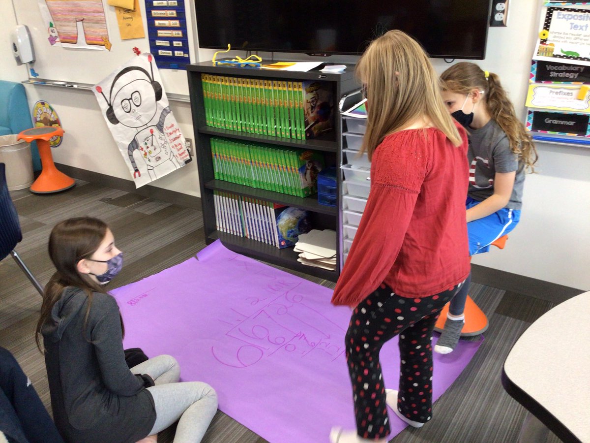 mrswaters4th's tweet photo. Walking through the long division process! https://t.co/jUyo02djOn