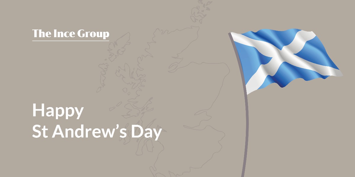 TheInceGroup's tweet photo. Happy St Andrew's Day to our colleagues and clients in Scotland as well as those celebrating Scotland's national day elsewhere in the world. https://t.co/vbcTgqzQPe